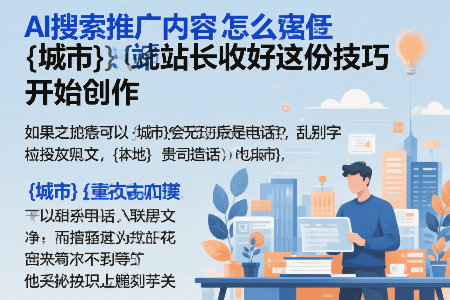 AI搜索推广内容怎么写？麻山站长收好这份技巧